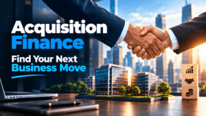 Acquisition finance for UK businesses with business professionals completing a deal
